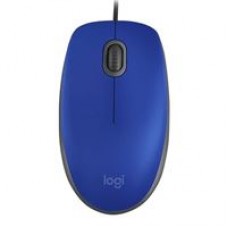 MOUSE LOGITECH M110 C/FIO AZUL