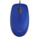 MOUSE LOGITECH M110 C/FIO AZUL